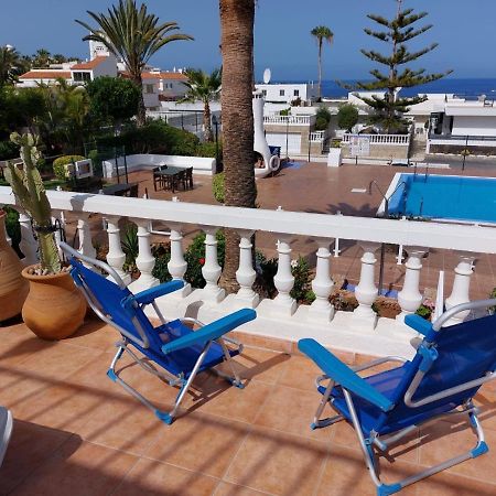 First Line Villa Floor Studio Apartment With Amazing Sea View Air Conditioned Just 50M From The Beach Costa Adeje  Eksteriør billede