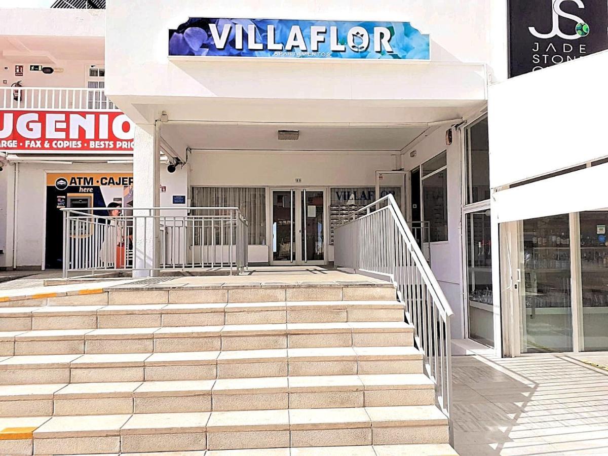 First Line Villa Floor Studio Apartment With Amazing Sea View Air Conditioned Just 50M From The Beach Costa Adeje  Eksteriør billede